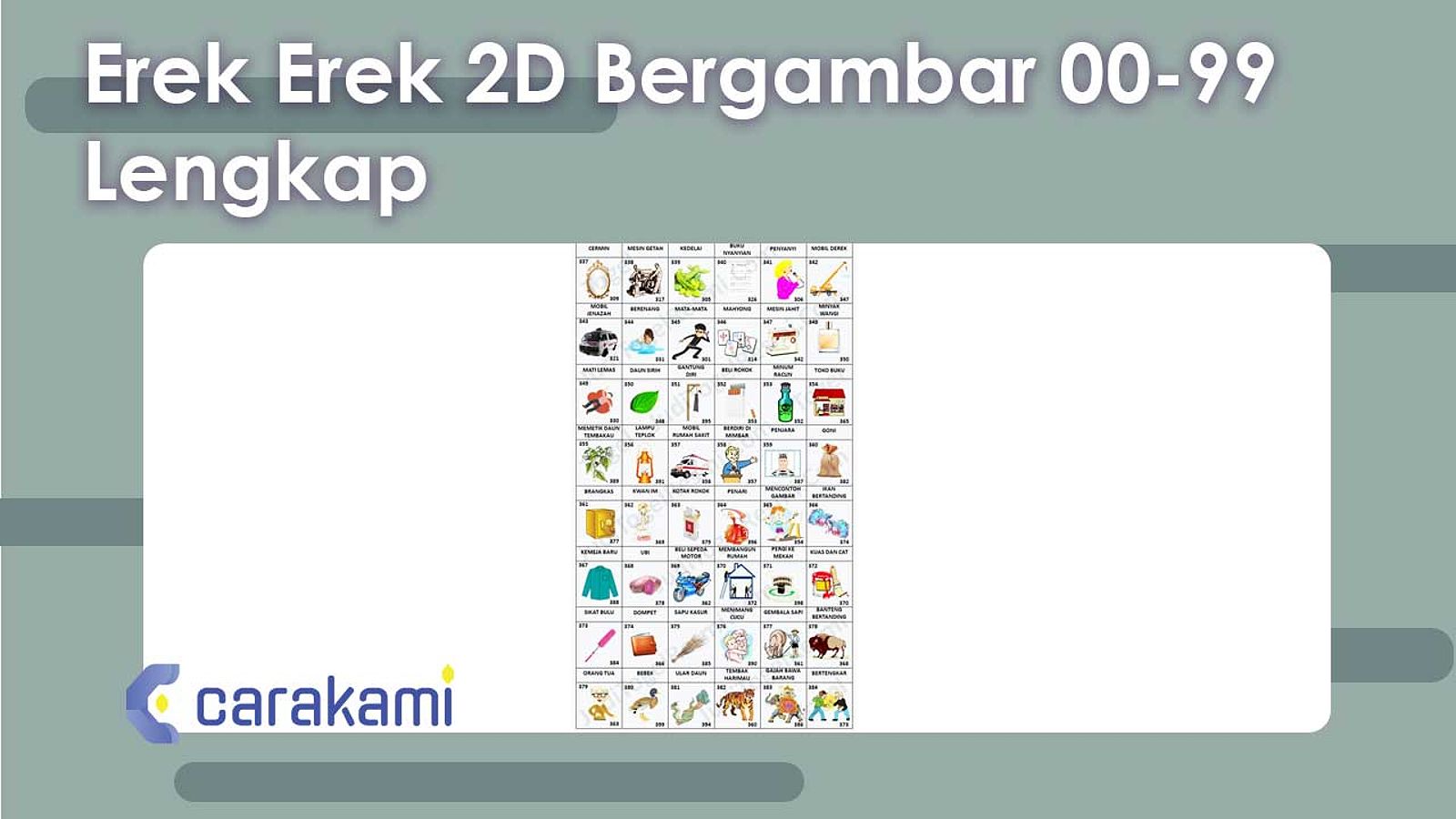 Erek Erek 2D Bergambar 00-99