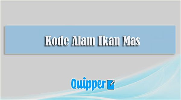 Kode Alam Ikan Mas