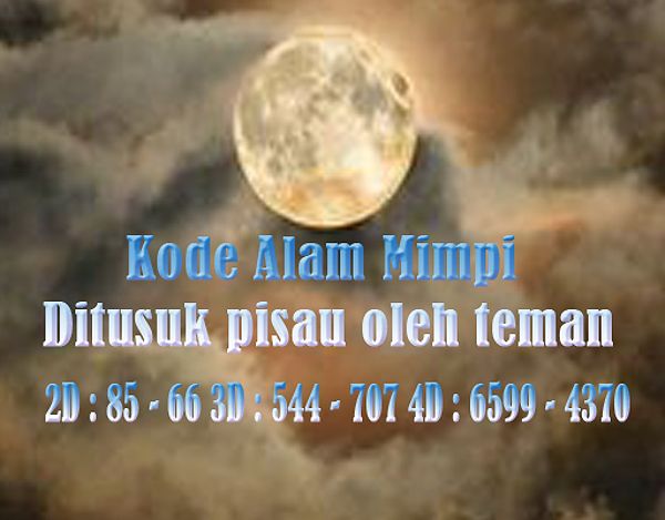 Kode Alam Mimpi Ditusuk pisau oleh teman