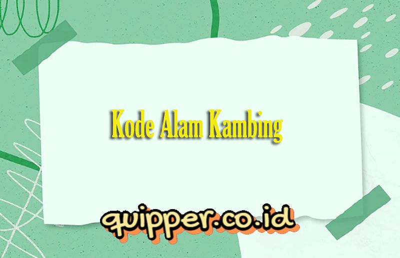 Kode Alam Kambing